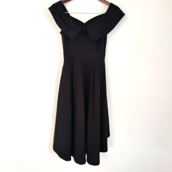 JASAMBAC Women S Off Shoulder V Neck Ruched Bodycon Elegant Cocktail Party Dress - Picture 3 of 6